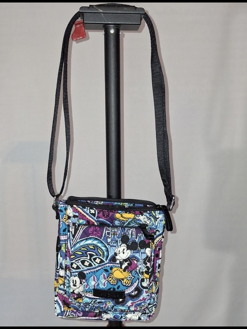 Mickey Pattern Crossbody Bag in Multicolor